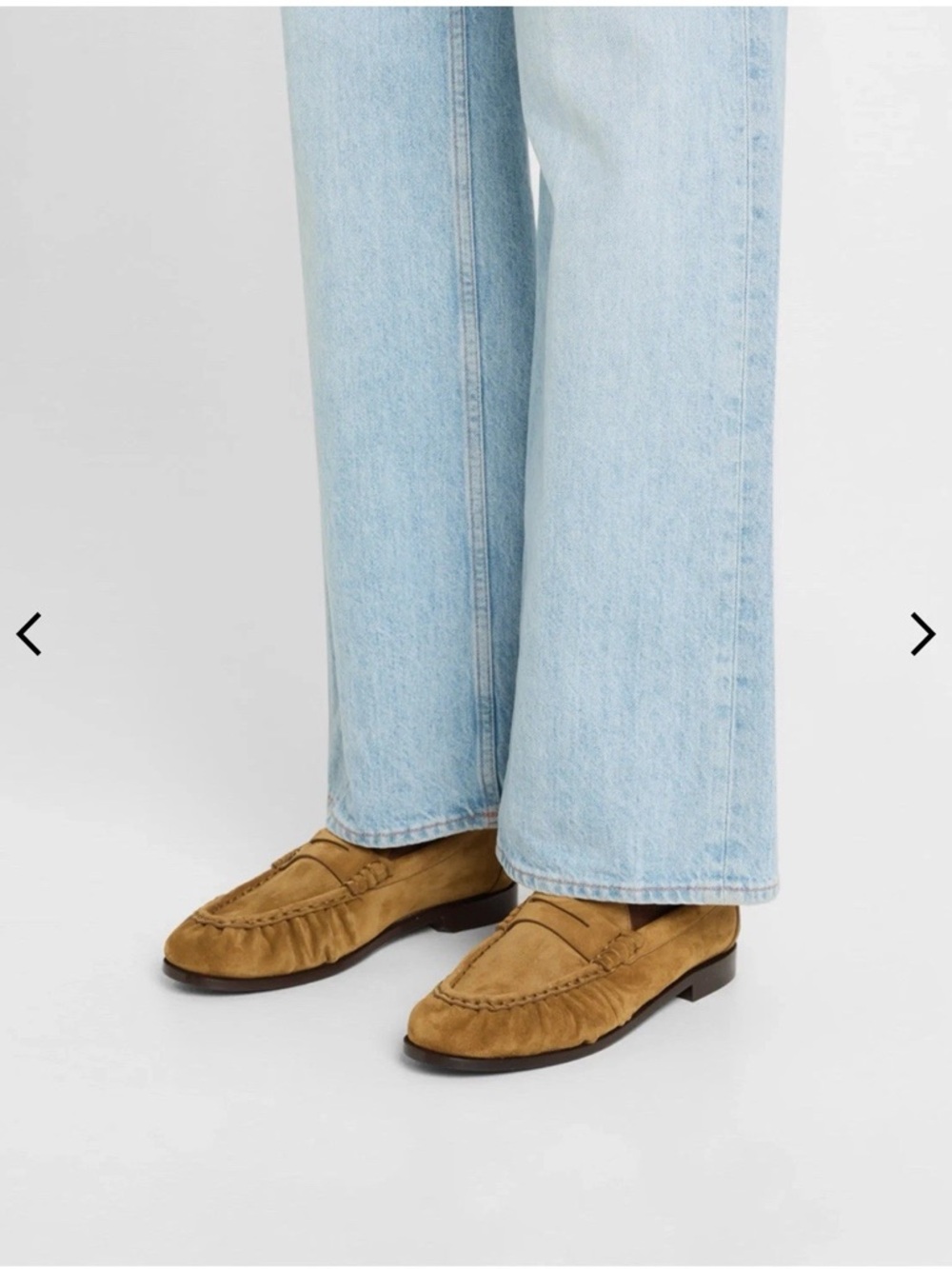 Saint Laurent Women’s YSL Le Loafer Supple in suede - Picture 16 of 16